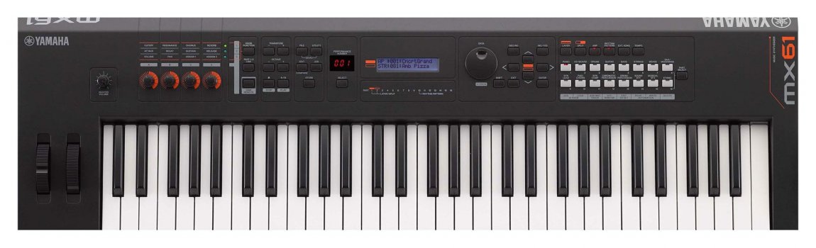 Yamaha MX61 V2 Music Synthesizer, schwarz