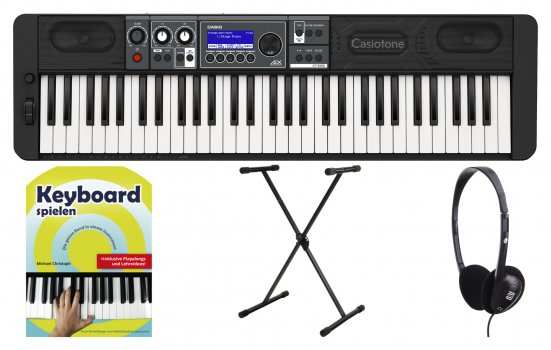 Casio CT-S500 Casiotone Keyboard Schwarz Set