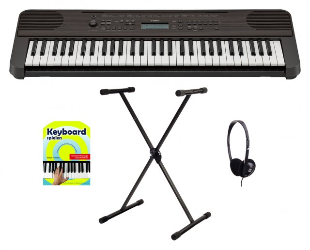 Yamaha PSR-E360 DW Keyboard Starter Set Dark Walnut