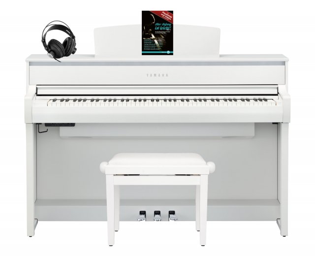 Yamaha CLP-775 WH Digitalpiano Set Weiß