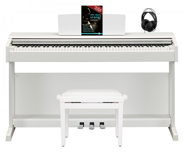 Yamaha Arius YDP-145WH E-Piano Set Weiß matt