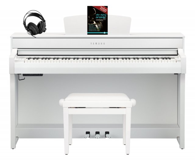 Yamaha CLP-735 WH Digitalpiano Set Weiß