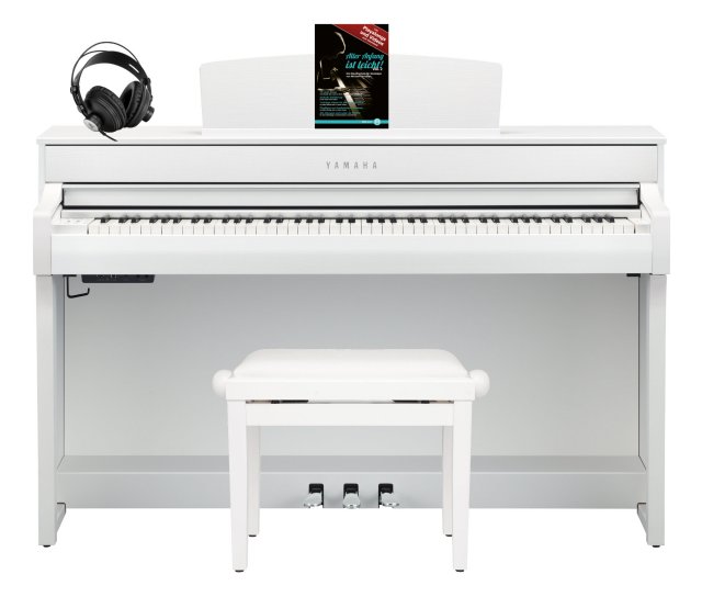 Yamaha CLP-745 WH Digitalpiano Set Weiß