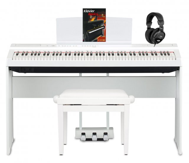 Yamaha P-125WH Stage Piano Komplettset - Weiß