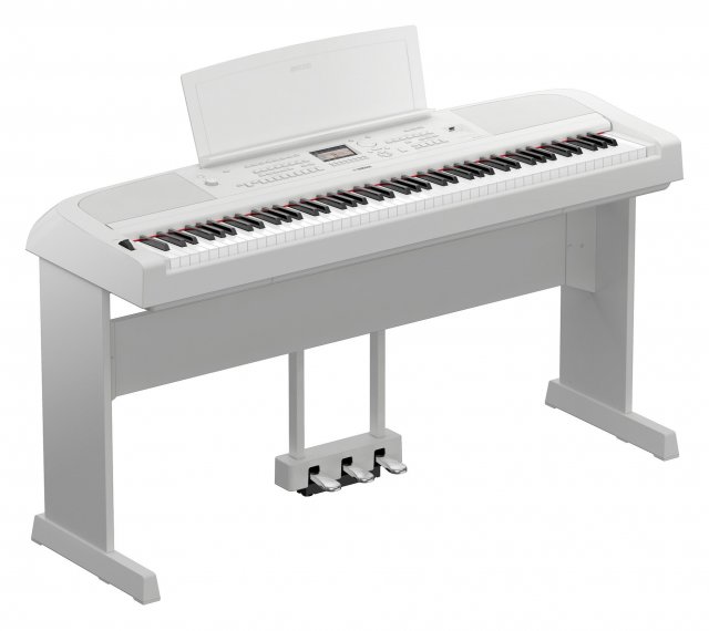 Yamaha DGX-670 WH Portable Piano Weiß Set