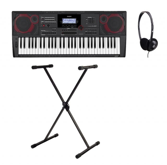 Casio CT-X5000 Midi Keyboard Set inkl. Keyboardständer & Kopfhörer
