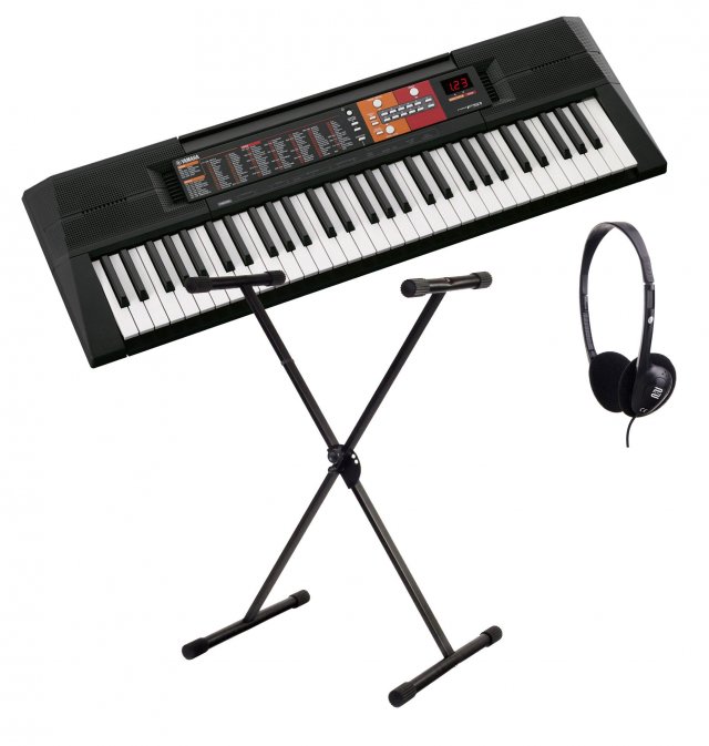 Yamaha PSR-F51 Keyboard Set inkl. Keyboardständer + Kopfhörer